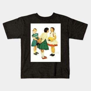 Checkup 1957 - Norman Rockwell Kids T-Shirt